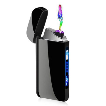 Only $6.99 For KCASA LED Double Arc Lighter Electronic Windproof USB Lighter
