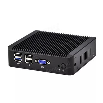 QOTOM Mini PC Q190G4 Intel Trail J1900 Quad Core 4GB RAM 64GB ROM With 4 LAN Port Pfsense as Router Firewall
