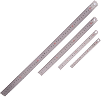 BAOKE 1Pcs 15cm/20cm/30cm/50cm Stainless Steel Straight Ruler