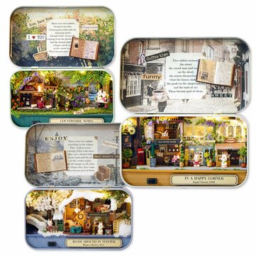 $10.32 for Cuteroom Old Times Trilogy DIY Box Theatre Dollhouse