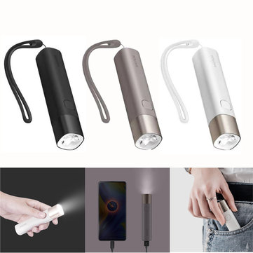 35% OFF For XIAOMI SOLOVE X3 USB Rechargeable Brightness EDC Flashlight