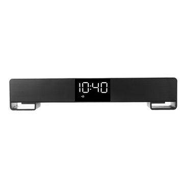 Extra 15% OFF For Wireless Bluetooth 4.2 Speaker 4? 10W Sound Bar FM LCD Screen Clock Setting Home Theater