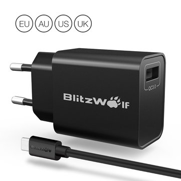 Ładowarka BlitzWolf BW-S9 18W USB za $5.89 / ~23zł