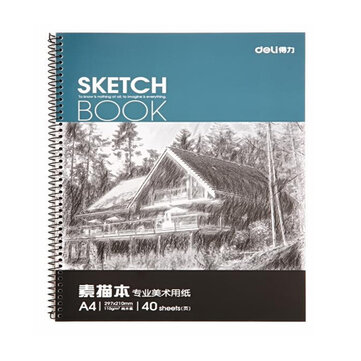$6.29 for Deli 7698 Professional Art Painting Paper A4 Sketch Paper Sketchbook 40 Pages/Book