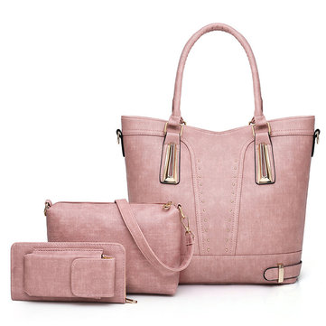 Women Oil Leather Tote Handbags Vintage Shoulder Bags Capacity ...