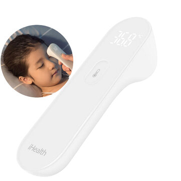 XIAOMI iHealth LED Non Contact Digital Infrared Forehead Thermometer Body Thermometer for Baby Kids Adults Elders