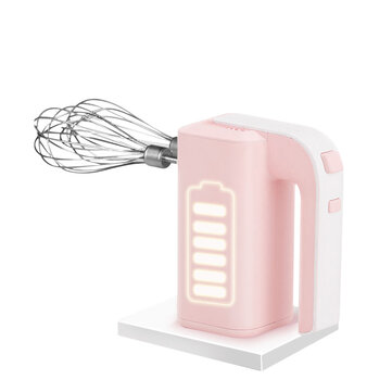 PINK BUNNY PB-8812 Kitchen 30W Electric Wireless Egg Beater