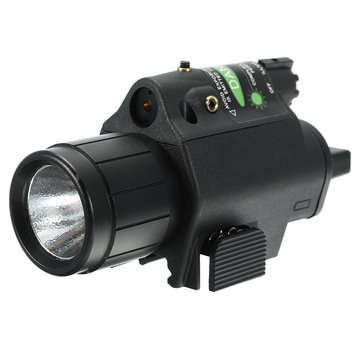 Extra 20% OFF For Green Laser Sight Dot Scope 300 Lumen LED Flashlight Combo Tactical Picatinny 20mm Rail Mount