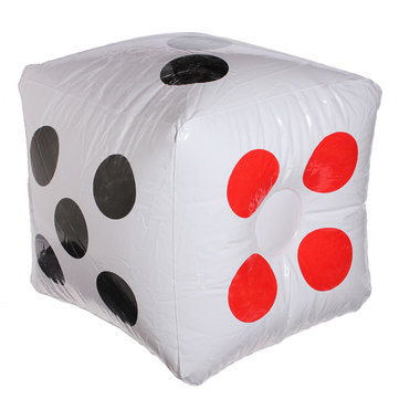 Plastic Inflatable Dice Balloon Pool Party Toys Room Decration