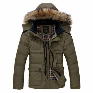 Mens Thicken Warm Winter Coats Parka Overcoat Outwear - US$68.98 sold out