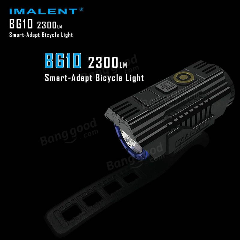IMALENT BG10 2300LM XHP50 LED Light Mini Smart Adapt Bicycle Light IPX8 Waterproof Bike Lights