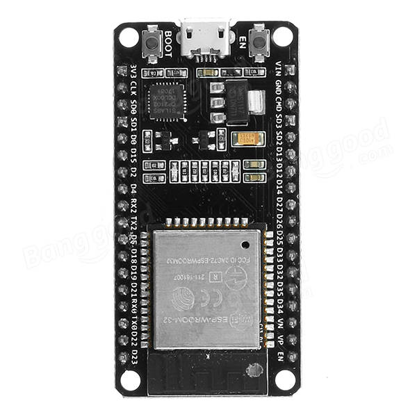 ESP32 development board with WiFi and Bluetooth and USB A / micro USB 