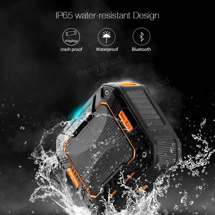 BlitzWolf® BW-F2 IP65 Water Resistant 2000mAh Outdooors Wireless Bluetooth Speaker