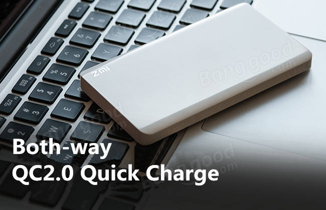 Xiaomi ZMI QB805 5000mAh 8.65mm QC2.0 Quick Charge Power Bank for iPhone Xiaomi  