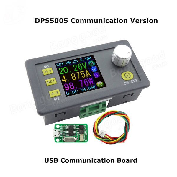 RUIDENG DPS5005 50V 5A Communication Function Constant Voltage Current Step Down Power Supply Module Buck Voltage Converter LCD Voltmeter