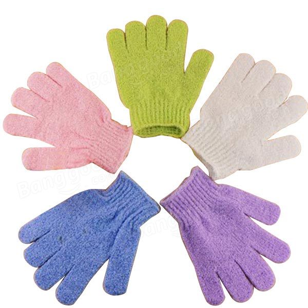 Convenient Multicolor Bath Bathe Gloves - US$3.76