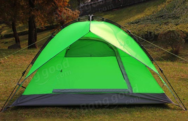 Aluminum Rod Automatic Camping Tent 4 Person Camp Wigwam 4 Seasons Sale ...